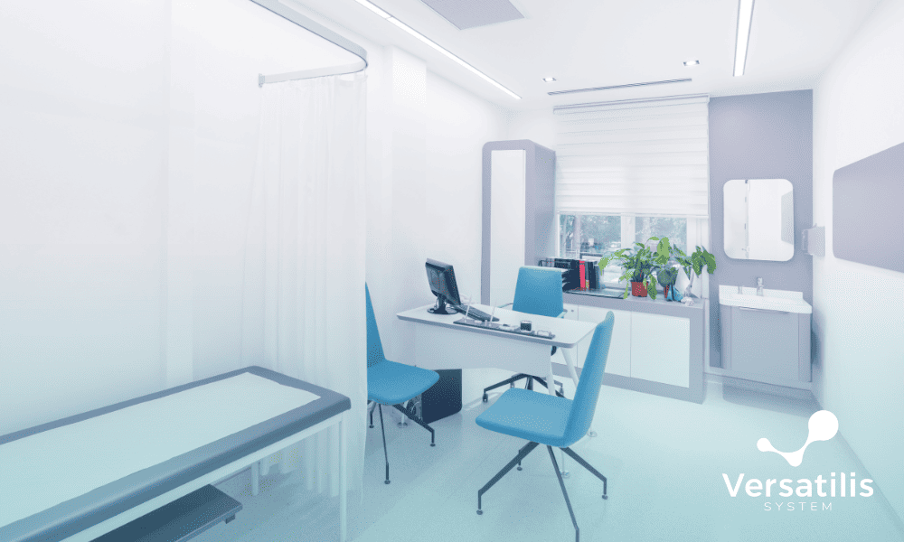 sala de coleta de exames