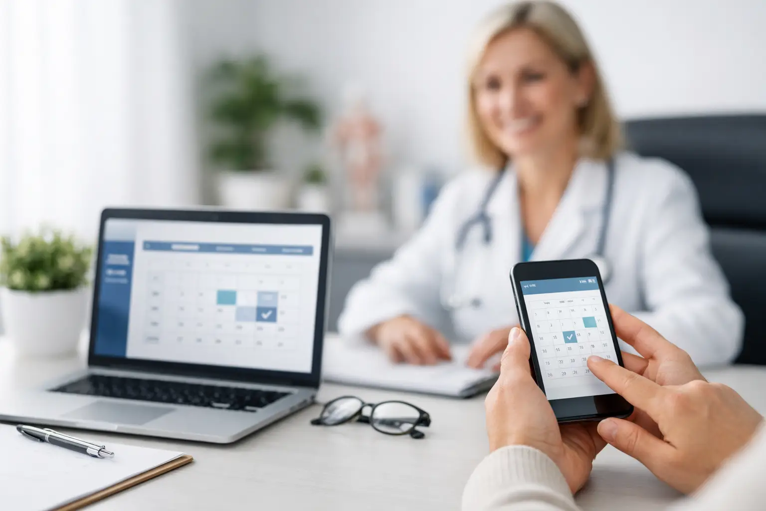 Agendamento online para pacientes na clínica
